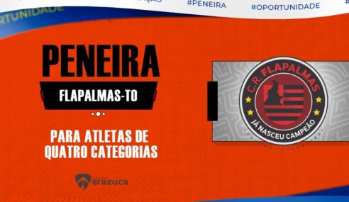 O FlaPalmas – TO realizará peneira para quatro categorias