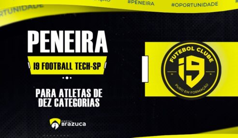 O I9Football Tech-SP realizará peneira para dez categorias