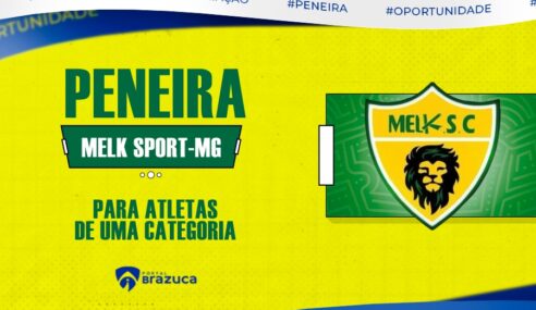 O Melk Sport – MG realizará peneira para uma categoria