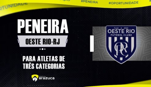 O Oeste Rio-RJ realizará peneira para três categorias