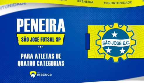 O São José Futsal – SP realizará peneira para quatro categorias de futsal