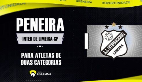 A Inter de Limeira – SP realizará peneira para duas categorias