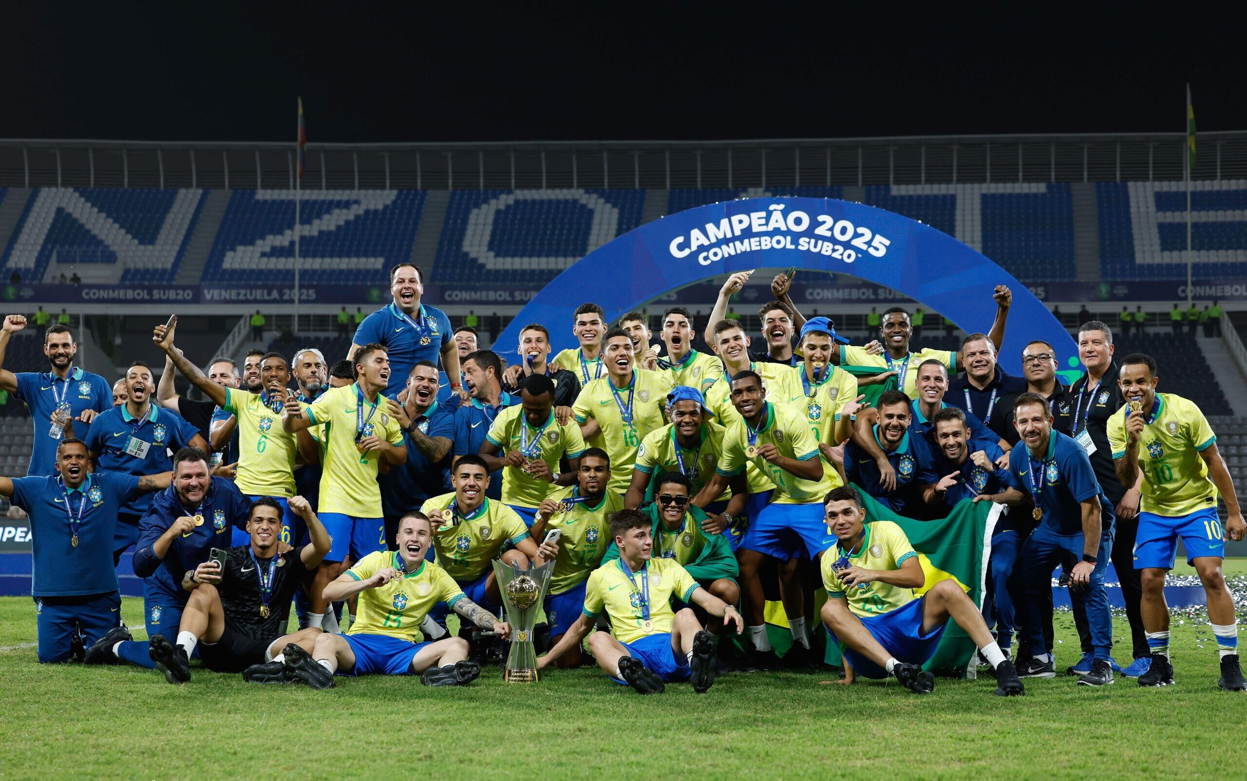 Brasil emplaca reviravolta histórica e sagra-se campeã do Sul-Americano Sub-20