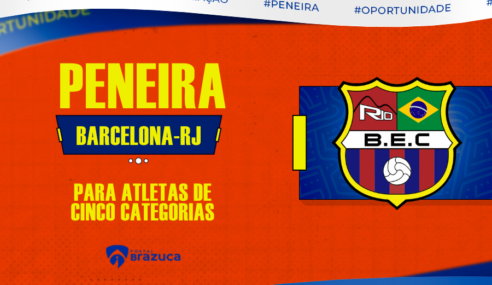 O Barcelona – RJ realizará peneira para cinco categorias