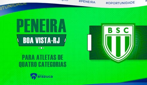 O Boa Vista – RJ realizará peneira para quatro categorias
