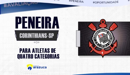 O Corinthians – SP realizará peneira para quatro categorias