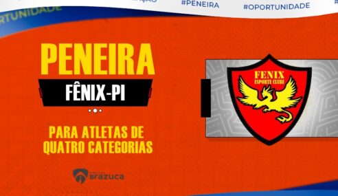 O Fênix – PI realizará peneira para quatro categorias