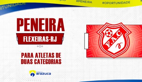 O Flexeiras – RJ realizará peneira agendada para duas categorias