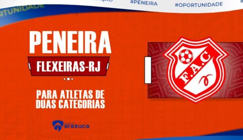 O Flexeiras – RJ realizará peneira agendada para duas categorias