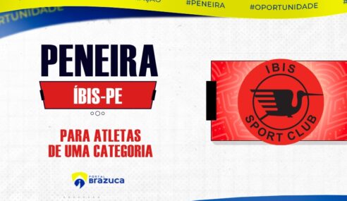 O Íbis – PE realizará peneira para uma categoria