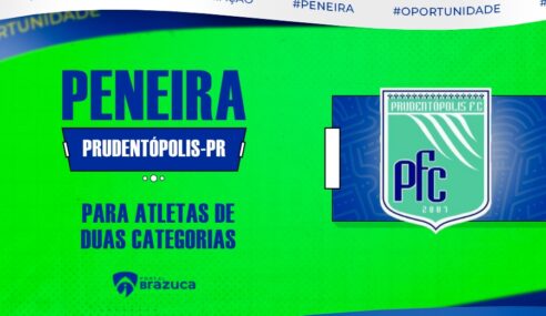 O Prudentópolis-PR realizará peneira agendada para duas categorias