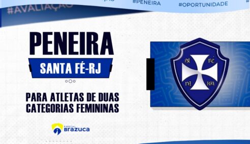 O Santa Fé – RJ realizará peneira para três categorias