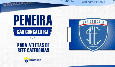 O São Gonçalo – RJ realizará peneira para sete categorias