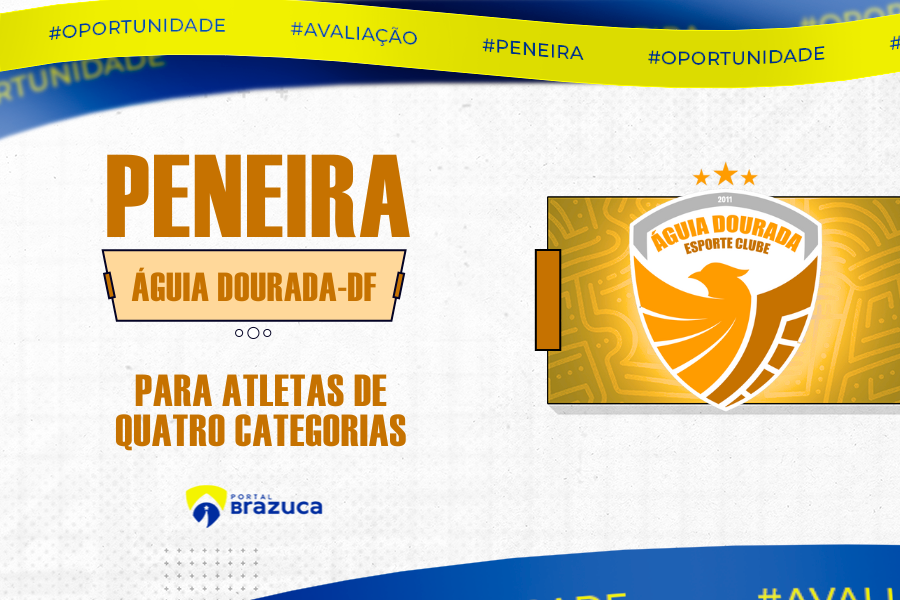 Águia Dourada/DF realiza peneira para uma categoria