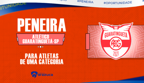 Atlético Guaratinguetá / SP realiza peneira para 1 categoria