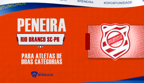 Rio Branco SC/PR realiza peneira para duas categorias