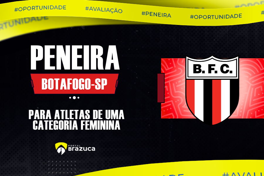 Botafogo/SP realiza peneira feminina para uma categoria
