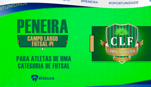 Campo Largo Futsal/PI realiza peneira para a categoria sub-20