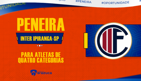 Inter Ipiranga/SP realiza peneira para categorias Sub-12 a Sub-15