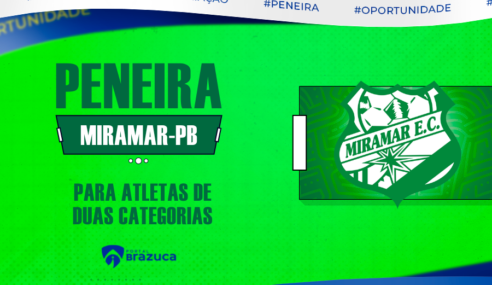 Miramar/PB realiza peneira para duas categorias em Araçagi