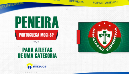 Portuguesa Mogi/SP realiza peneira para a categoria sub-15