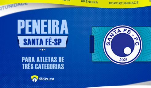Santa Fé/SP realiza peneira para uma categoria