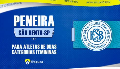 São Bento/SP realiza peneira feminina para duas categorias