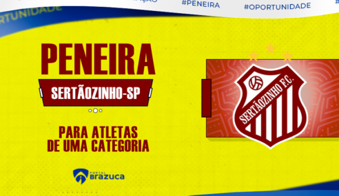 Sertãozinho/SP realiza peneira para a categoria sub-20