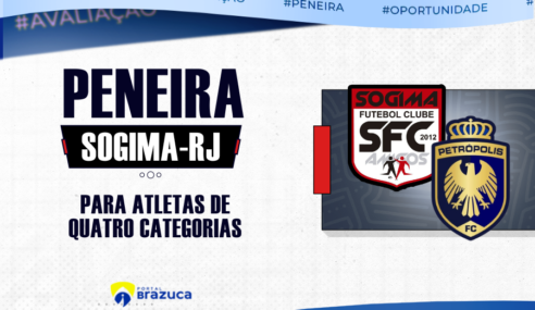 Sogima FC realiza peneira gratuita em parceria com Petrópolis FC