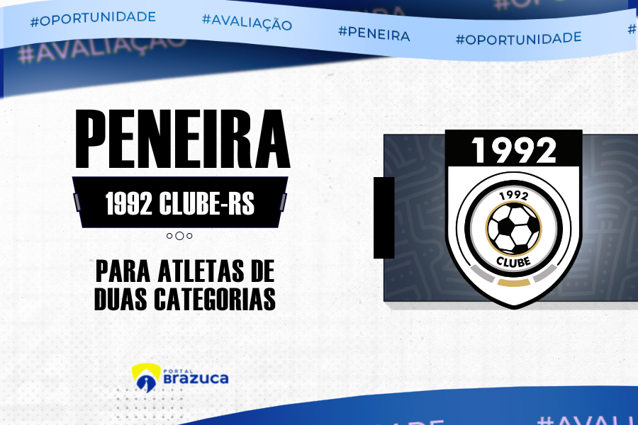 1992 Clube realiza peneira digital para duas categorias