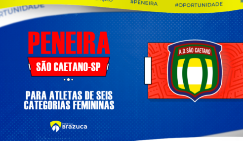 AD São Caetano realiza peneira feminina gratuita para 6 categorias