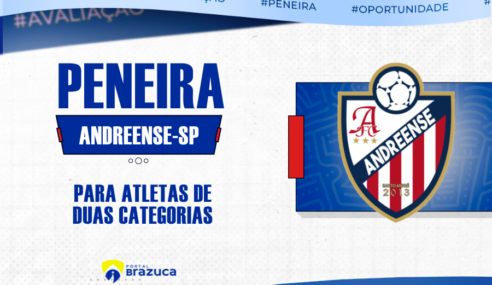 Andreense FC realiza peneira gratuita para duas categorias