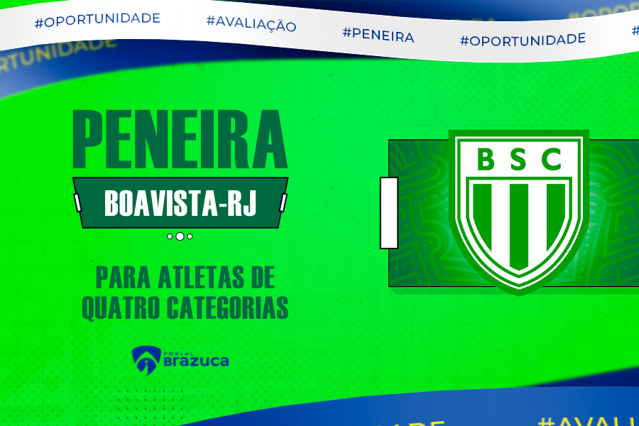 Boavista/RJ realiza peneira para quatro categorias