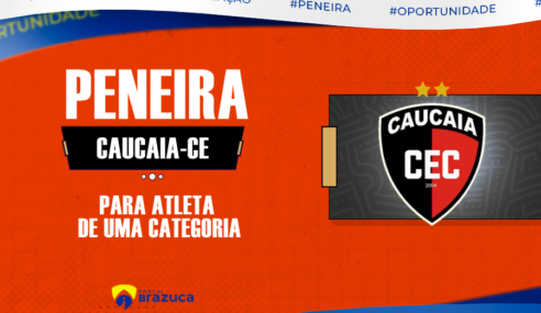Caucaia EC abre peneira nos dias 2, 3 e 4 de junho