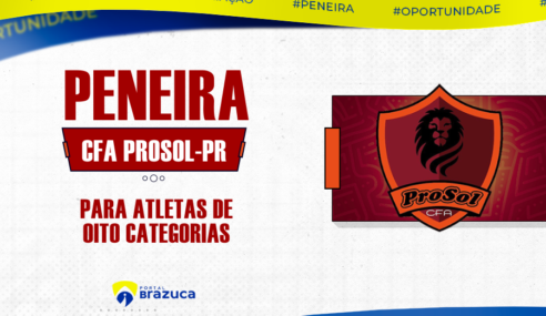 CFA ProSol abre peneira gratuita para base e escolinha