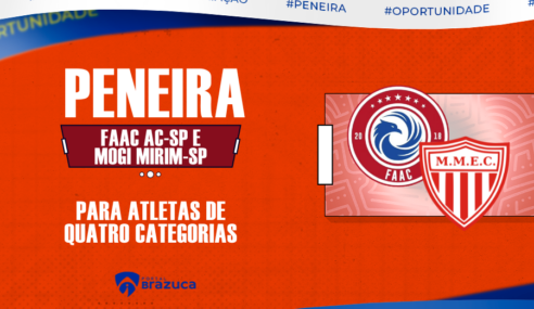 FAAC AC e Mogi Mirim realizam peneira gratuita para 4 categorias