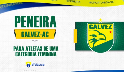 Galvez EC abre peneira gratuita para uma categoria