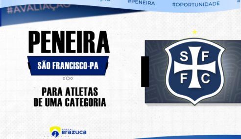 São Francisco FC realiza peneira gratuita para uma categoria