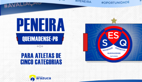 Sociedade Esportiva Queimadense realiza peneira oficial gratuita para 10 categorias