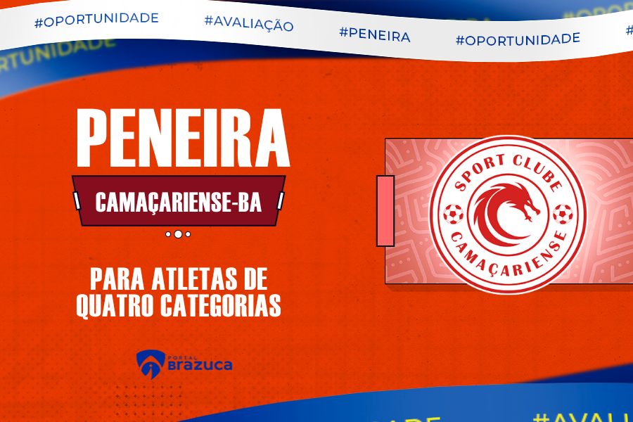 Sport Club Camaçariense realiza peneira gratuita para 4 categorias