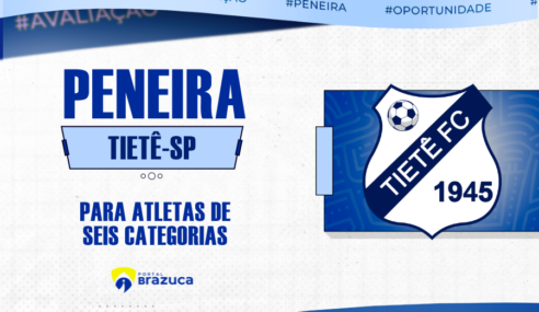 Tietê FC abre avaliação gratuita para seis categorias