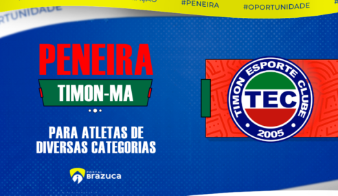 Timon EC promove peneira gratuita para categorias de base