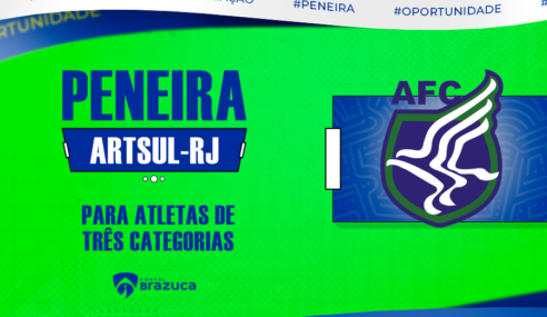Artsul realiza peneira em Rio de Janeiro – RJ para três categorias