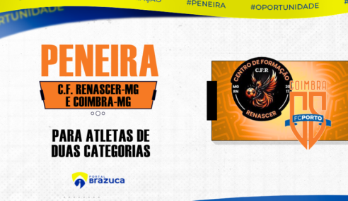 Coimbra e C.F. Renascer realizam peneira gratuita em Ribeirão das Neves – MG