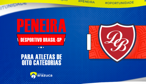 Desportivo Brasil realiza peneira em Andradina para atletas de 8 categorias