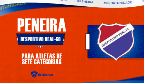 Desportivo Real realiza peneira gratuita em Goiás para 7 categorias