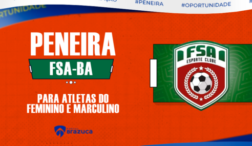 FSA realiza peneira gratuita em Serra Preta – BA para 6 categorias