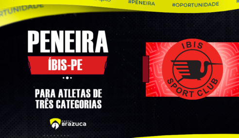 Íbis realiza peneira gratuita em Olinda – PE para 3 categorias