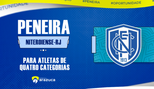 Niteroiense FC realiza peneira gratuita no Rio de Janeiro para 4 categorias