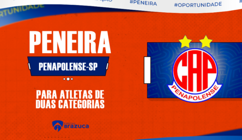 Penapolense realiza peneira gratuita para duas categorias